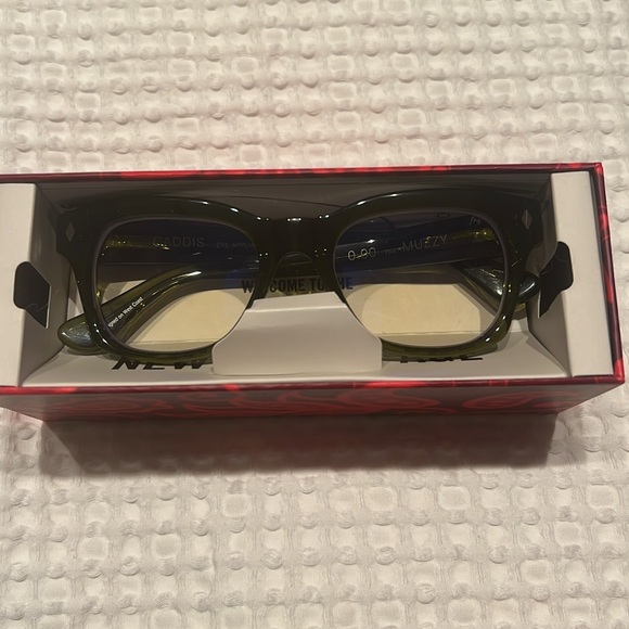 Caddis glasses O.OO color clear green hemp - Picture 2 of 4